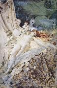 Anders Zorn kaelksnymf oil painting on canvas
